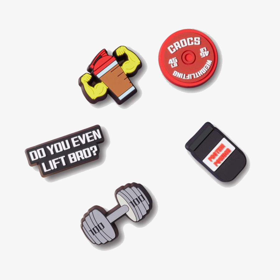 CROCS CROCS JIBBITZ/Weightlifting 5 Pack 