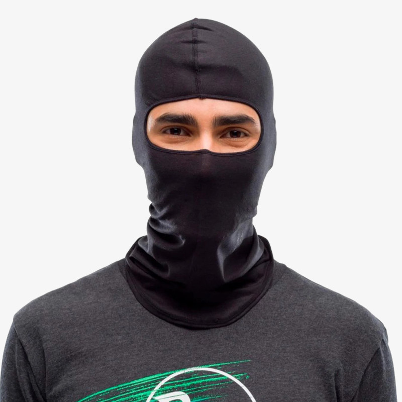 BUFF MERINO LIGHTWEIGHT BALACLAVA SOLID BLACK 
