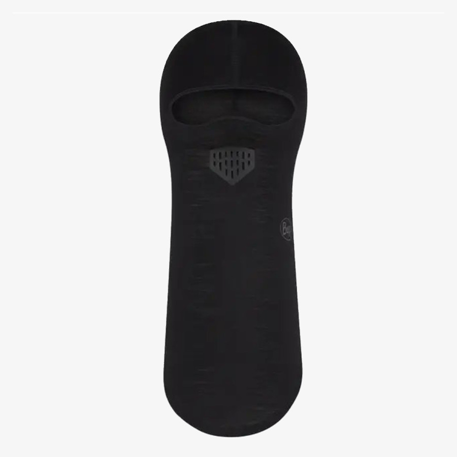 BUFF MERINO LIGHTWEIGHT BALACLAVA SOLID BLACK 