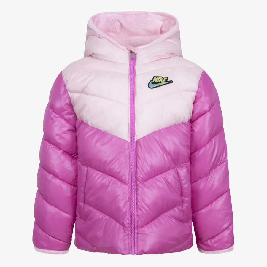 NIKE NKG COLORBLOCK CHEVRON PUFFER 