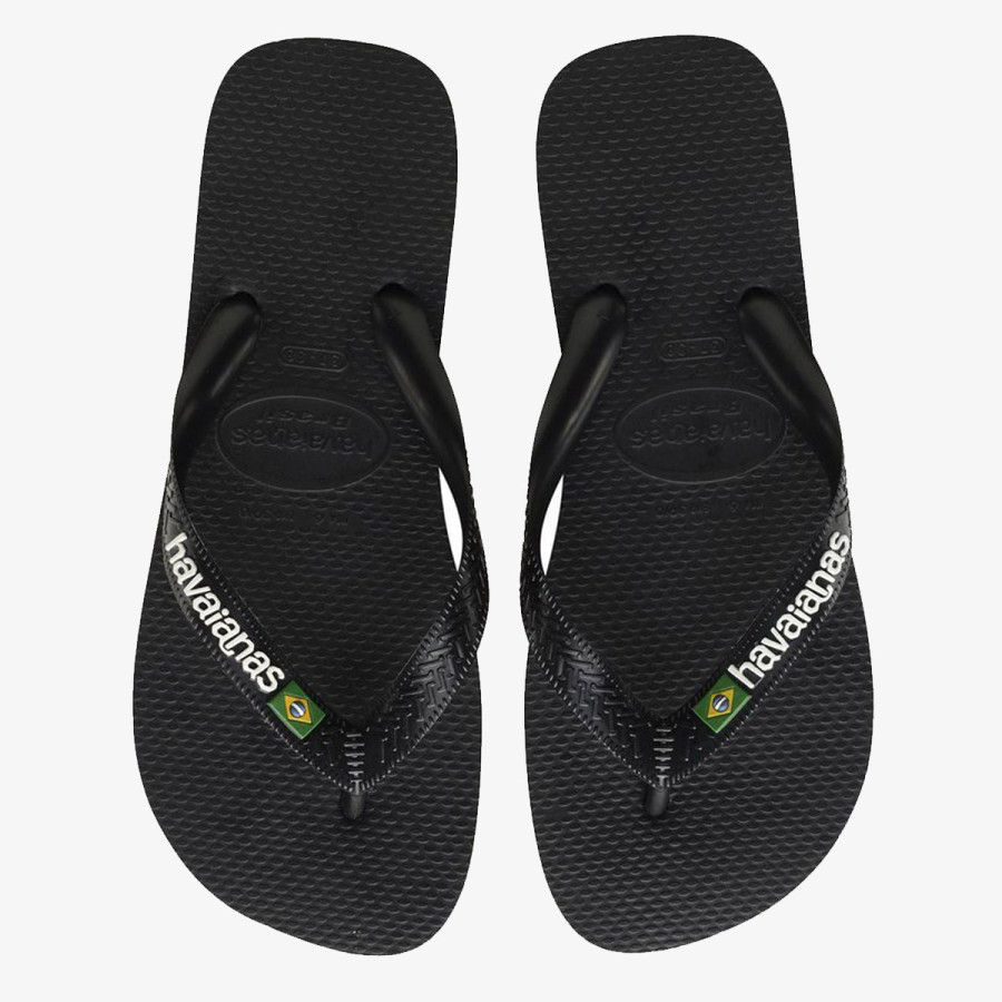 HAVAIANAS HAV. BRASIL LOGO BLACK/BLACK I25 