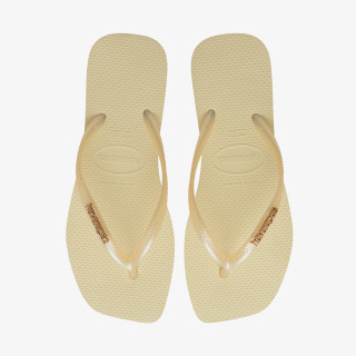 HAVAIANAS SLIM SQUARE LOGO METALLIC 