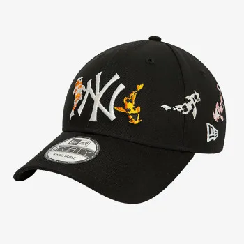 NEW ERA KOI FISH 9FORTY NEYYAN  BLKWHI 