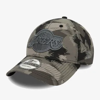 NEW ERA PAINTED AOP 9FORTY LOSLAK  GRHBLK 