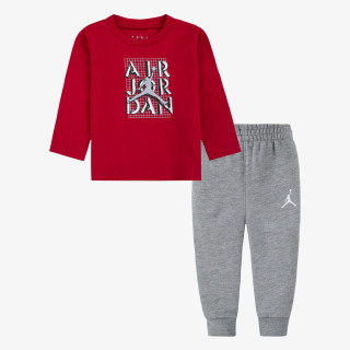 NIKE JDB AIR JORDAN STACKED LS TEE 