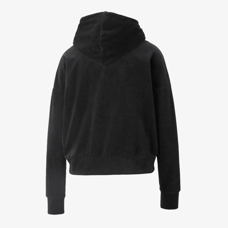 Puma ESS+ EMBROIDERY HOODIE FL PUMA BLACK 