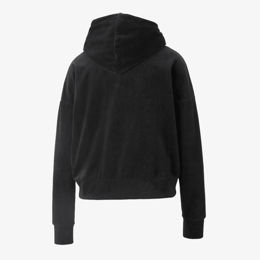Puma ESS+ EMBROIDERY HOODIE FL PUMA BLACK 
