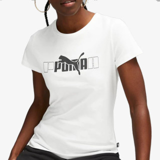 PUMA ESS+ LOGO LAB Tee PUMA White 