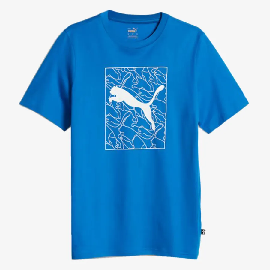 PUMA GRAPHICS Cat Tee Racing Blue 