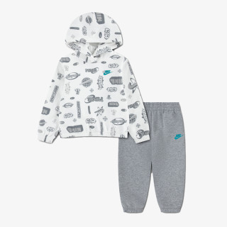 Nike NKB B NSW BRAND A AOP FLC PO S 