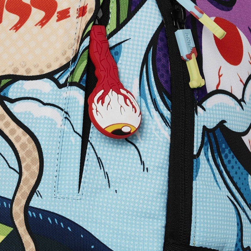 SPRAYGROUND BLUE ZOMBIE SHARK BACKPACK 