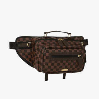 SPRAYGROUND CORE EMBOSS CHECK CARGO CROSSBODY 