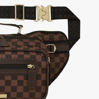 SPRAYGROUND CORE EMBOSS CHECK CARGO CROSSBODY 