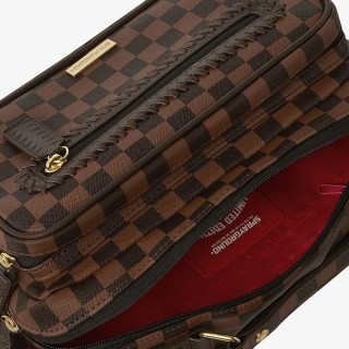 SPRAYGROUND CORE EMBOSS CHECK CARGO CROSSBODY 