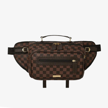 SPRAYGROUND CORE EMBOSS CHECK CARGO CROSSBODY 