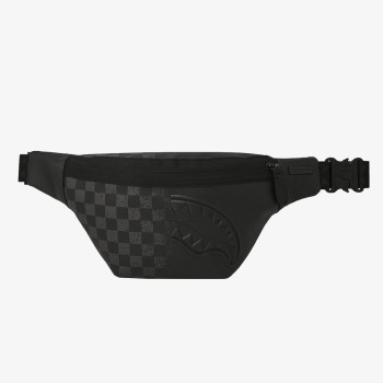 SPRAYGROUND HALF SPRITZ BLACK/GREY CHECK SAVVY CROSS 