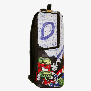 SPRAYGROUND MEAN MONEY COLLAGE BACKPACK 