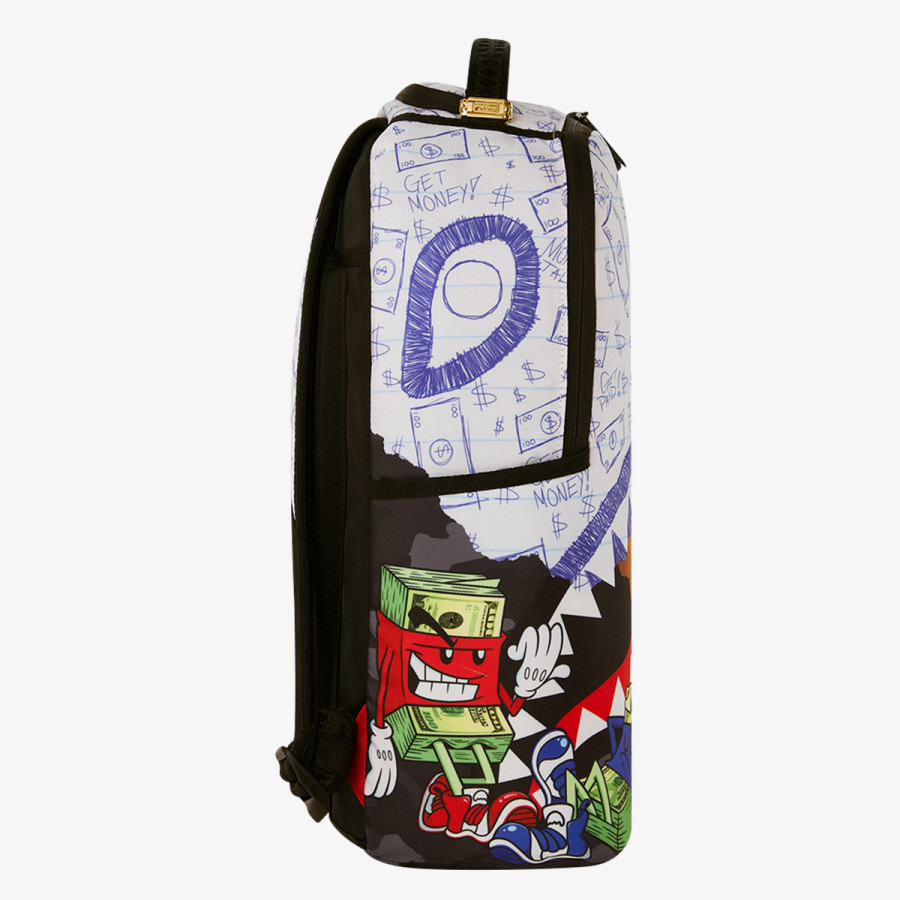 SPRAYGROUND MEAN MONEY COLLAGE BACKPACK 