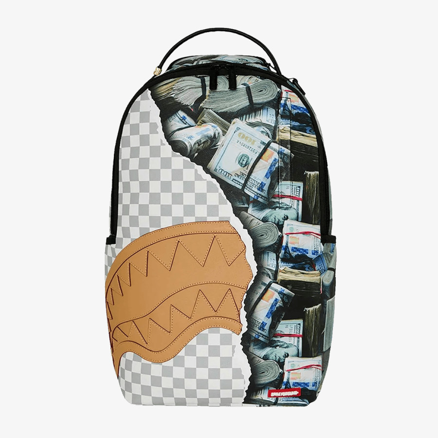 SPRAYGROUND CREAM CHECK FULL OF CASH BACKPACK 
