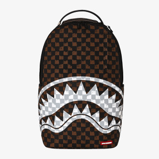 SPRAYGROUND SHARKS IN PARIS WTF BUBBLY BLACK CHECK B 
