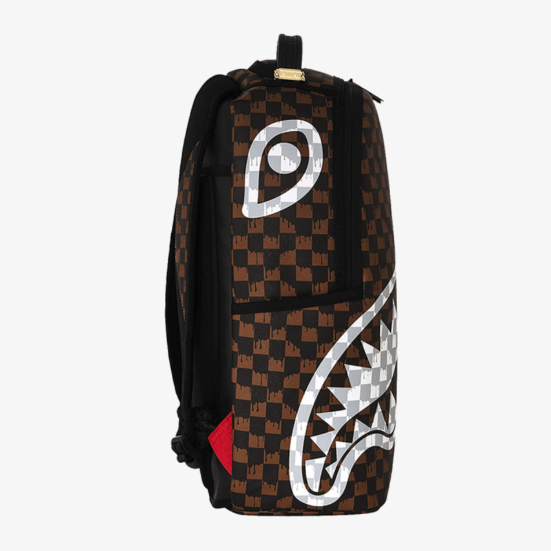 SPRAYGROUND SHARKS IN PARIS WTF BUBBLY BLACK CHECK B 