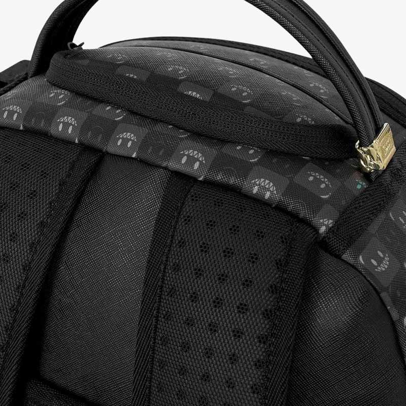 SPRAYGROUND SPRAYGROUND SHARKS IN PARIS WTF BUBBLY BLACK CHECK B 