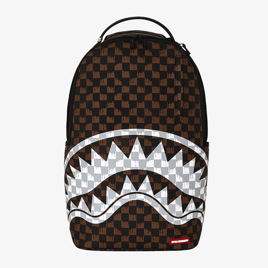 SPRAYGROUND SHARKS IN PARIS WTF BUBBLY BLACK CHECK B 