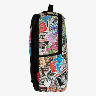 SPRAYGROUND PUNK STICKER SHARK BACKPACK 