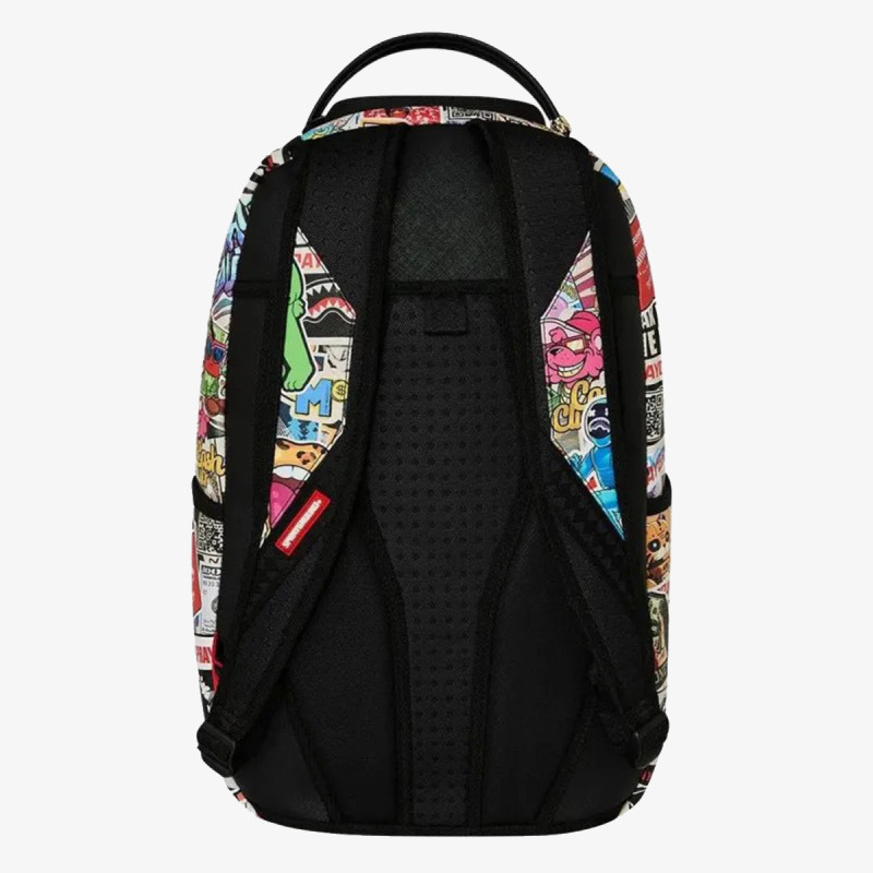SPRAYGROUND PUNK STICKER SHARK BACKPACK 