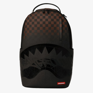 SPRAYGROUND BROWN CHECK GHOST DRIP BACKPACK 