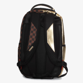 SPRAYGROUND SHARKS IN PARIS GOLD DRIP BACKPACK 