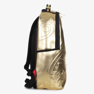 SPRAYGROUND SHARKS IN PARIS GOLD DRIP BACKPACK 