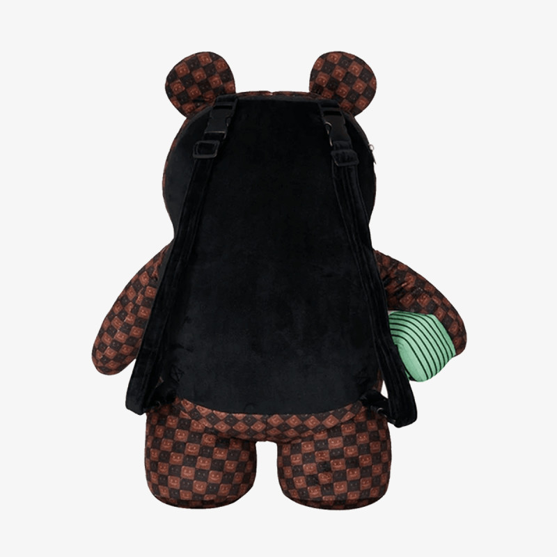 SPRAYGROUND SHARKS IN PARIS WTF BUBBLE BROWN CHECK M 
