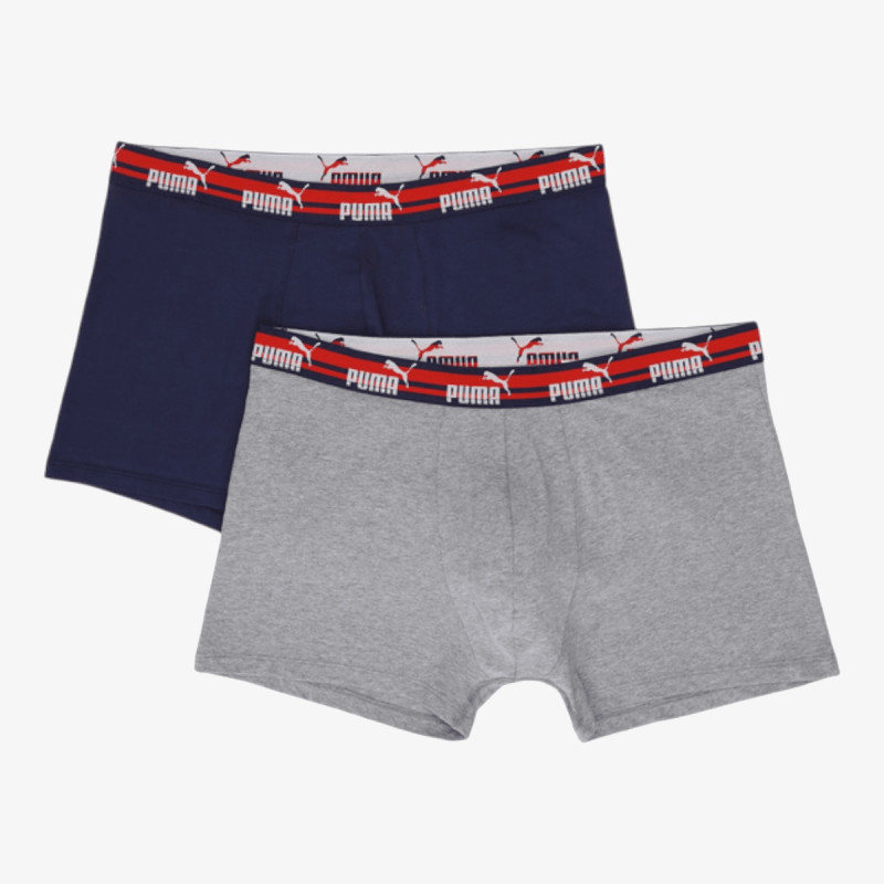 Puma PUMA ELEMENTS MEN BOLD LOGO BOXERS 2P 