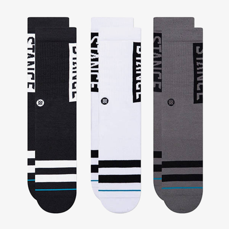 Stance A556C20OG3-BLW STANCE OG 3 PACK BLACKWHI 