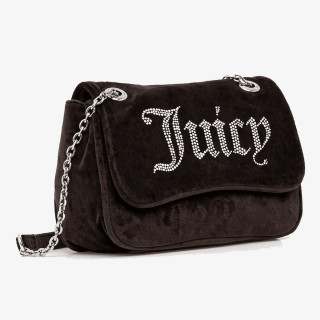 Juicy Couture Kimberly Crossbody w/ Fla Polyester Java 