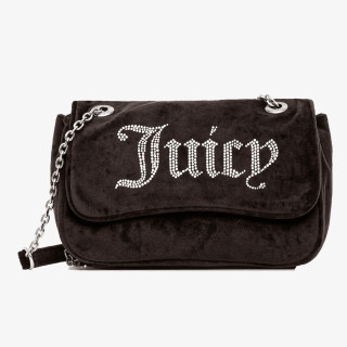 Juicy Couture Kimberly Crossbody w/ Fla Polyester Java 