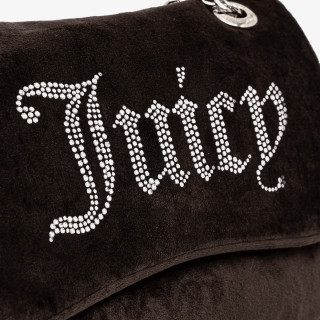 Juicy Couture Kimberly Crossbody w/ Fla Polyester Java 