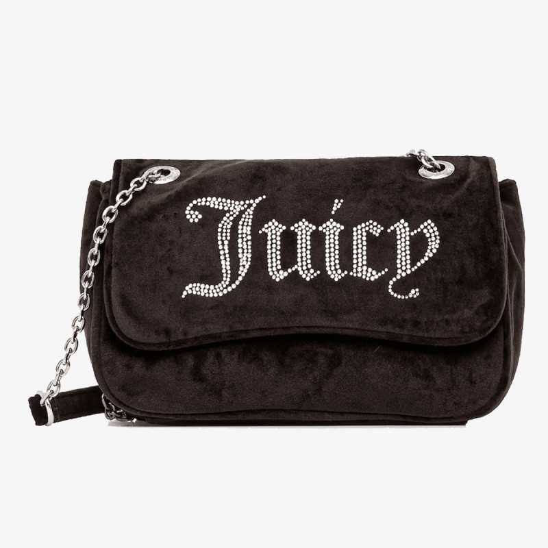 Juicy Couture Kimberly Crossbody w/ Fla Polyester Java 