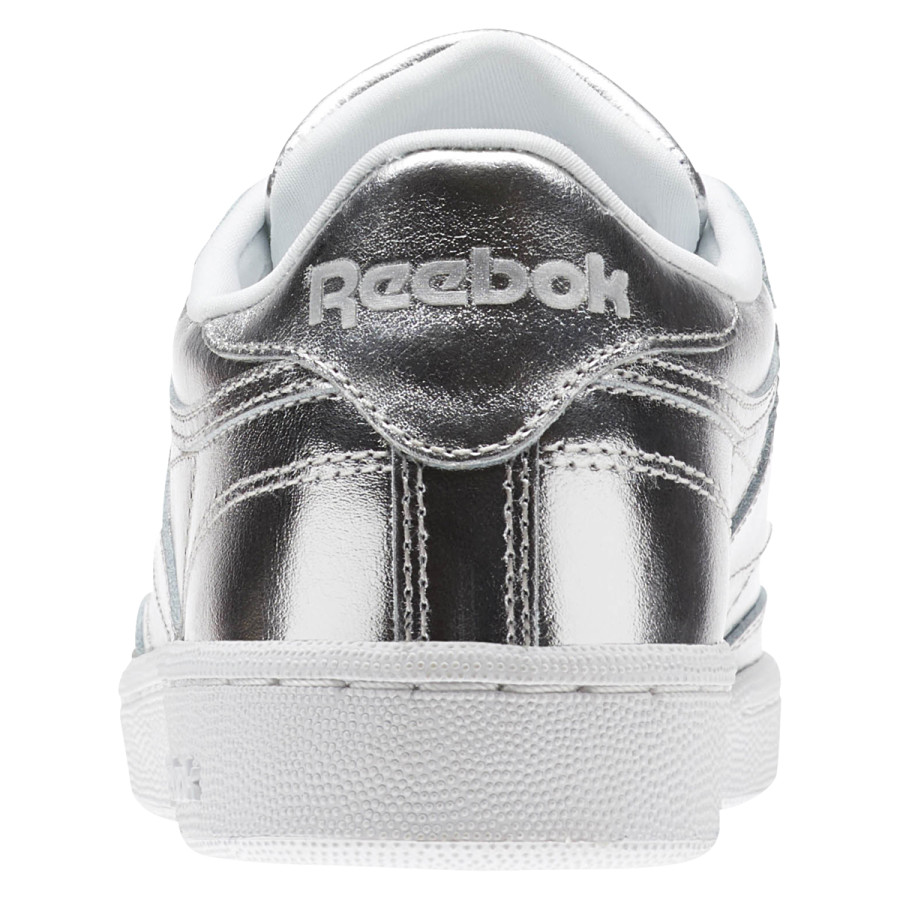 Reebok CLUB C 85 S SHINE   SILVER/WHITE 