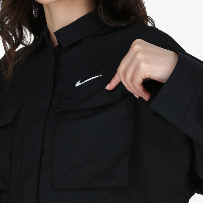 Nike W NSW ESSNTL WVN JKT FIELD 