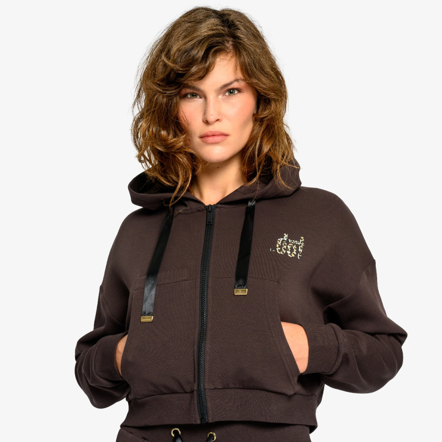 DOT DOT LADIES FULL ZIP HOODY 