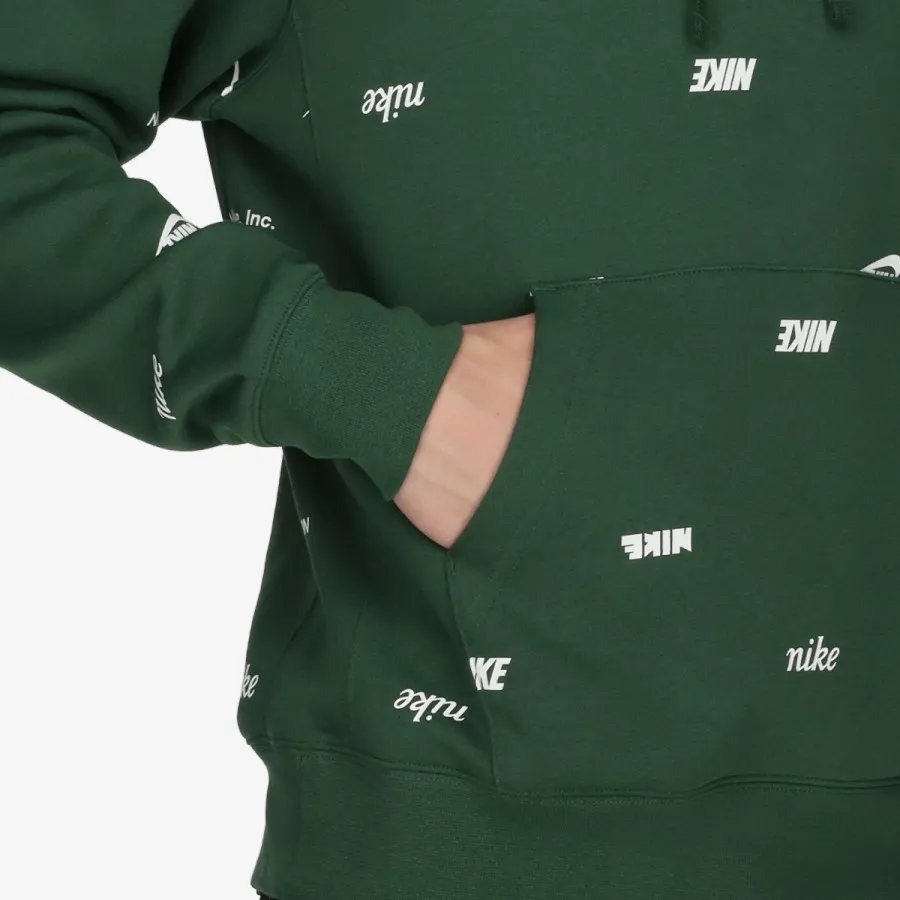 NIKE M NK CLUB+ BB PO AOP HOODIE 
