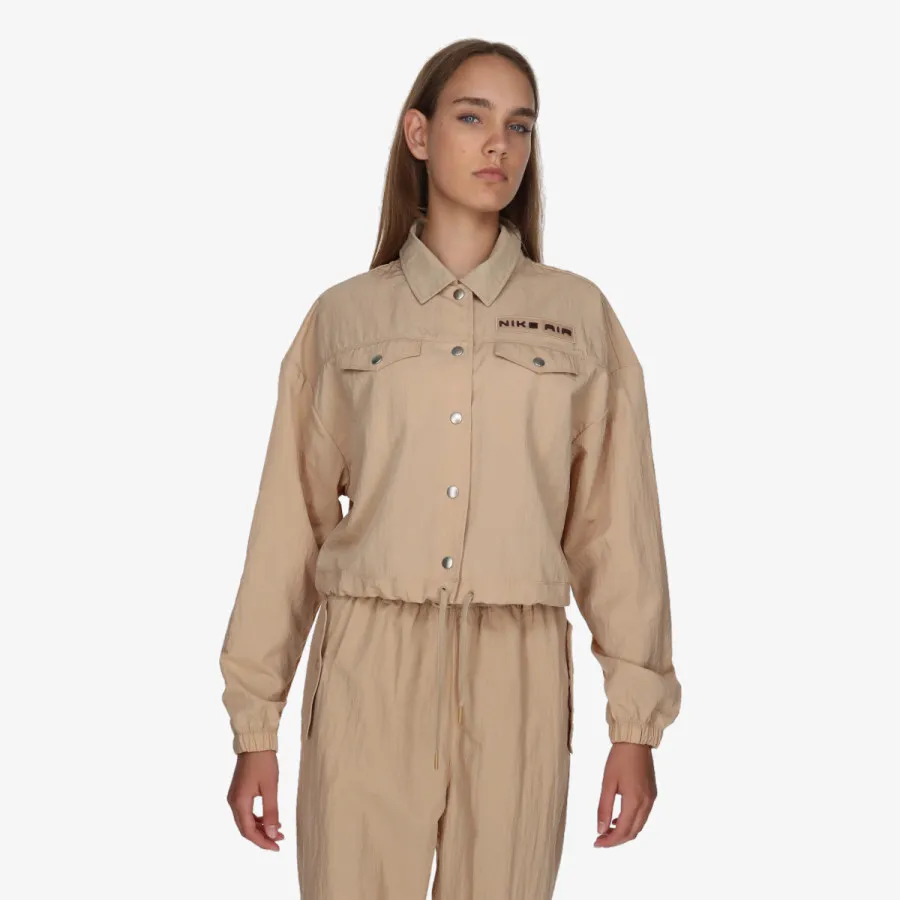 NIKE W NSW AIR WVN MOD CROP JKT 