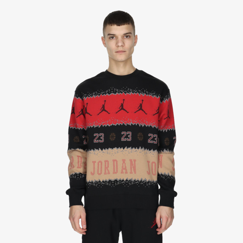 Nike M J ESS MMBR HLDY FLC CREW 