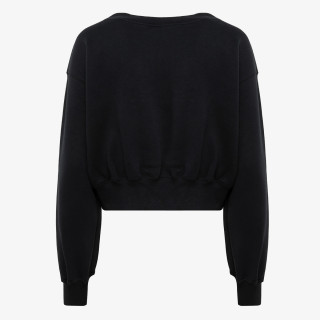 Nike W NSW PHNX FLC CROP VNECK 