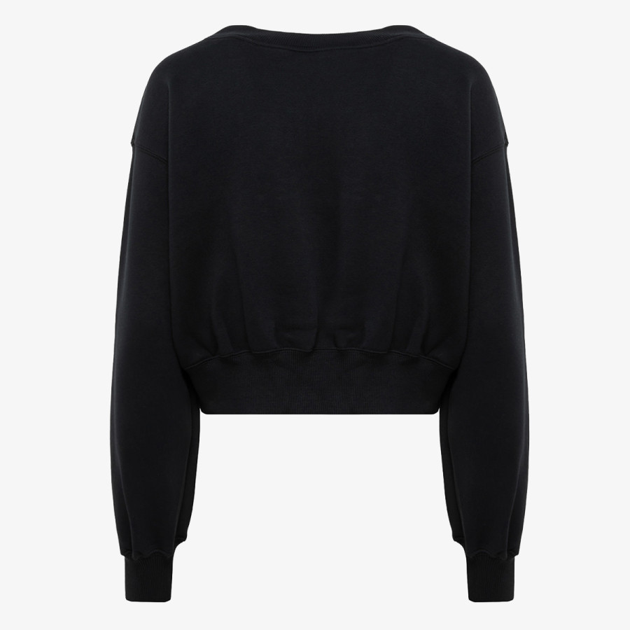 Nike W NSW PHNX FLC CROP VNECK 