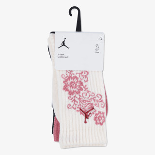JORDAN JHG FLORAL LACE 3PK CREW 