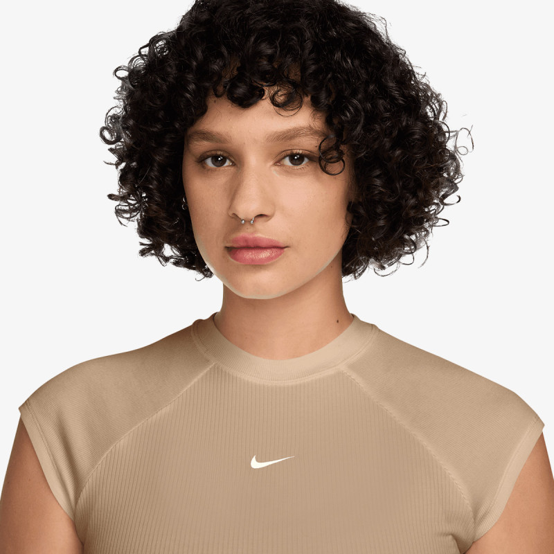 Nike W NSW CHILL KNIT RIB SS TOP 