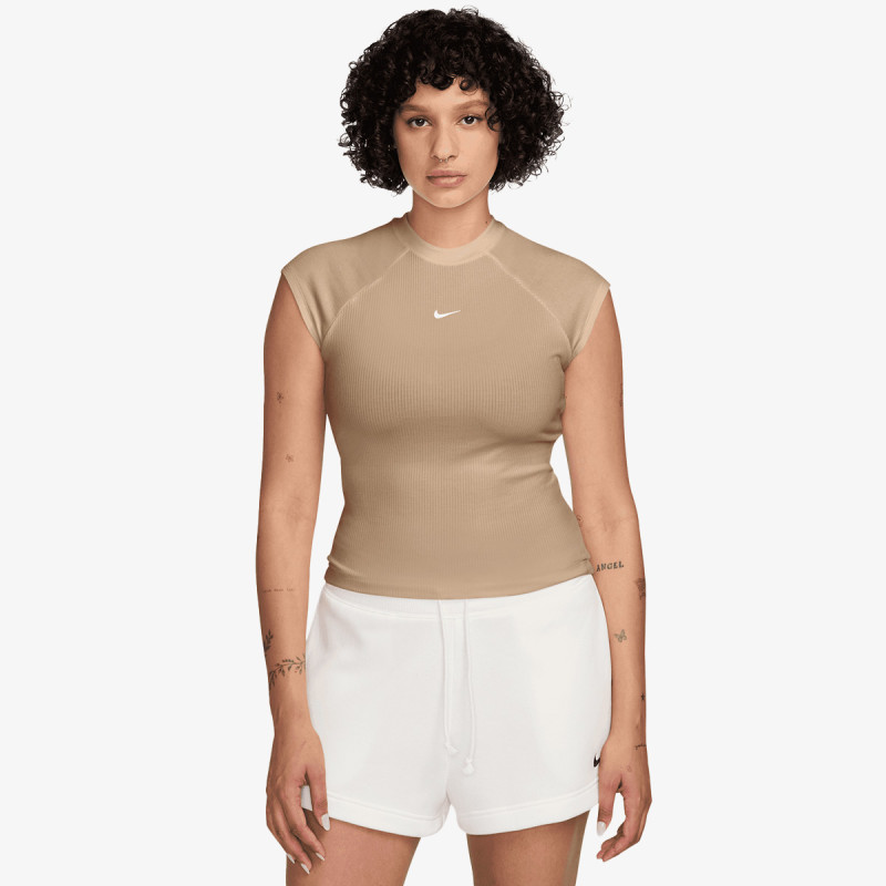 Nike W NSW CHILL KNIT RIB SS TOP 